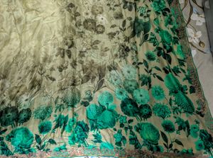 Floral Crepe Saree | Wedding Guest &amp; Festive Wear