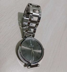 Titan  watch siver