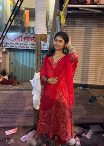 Beautiful Red Kurta Set with Dupatta