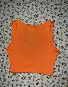 Orange Crop Top