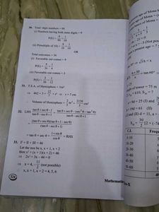 Class X Mathematics Support Material