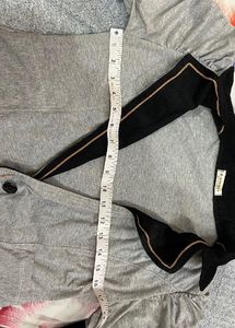 grey and black jacket
