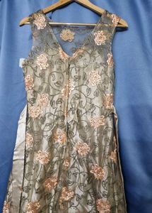 Elegant Floral Embellished Dress