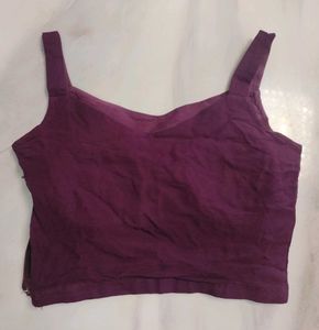 Burgundy Sharara Set