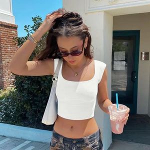 NEWME crop white top