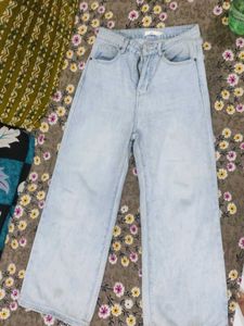Light Wash Wide Leg Jeans