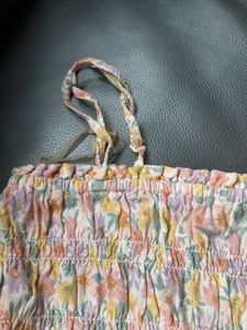 Floral Smocked Tank Top