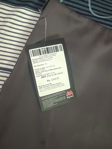 Elegant Grey Satin Skirt