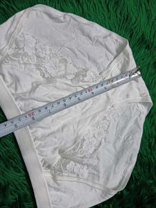 White Lace🎁Trim Panties