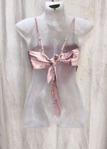 27138. Satin Bandana Halter Top