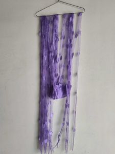 Beautiful Lavender Dupatta with Heart Motifs