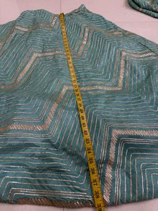 Teal Lehenga Choli Set