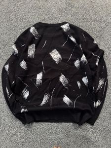 Abstract Print Sweater