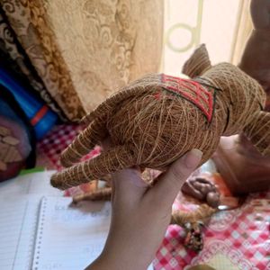 Handmade Jute Elephant Showpiece