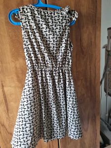 Cute Dog Print Mini Dress