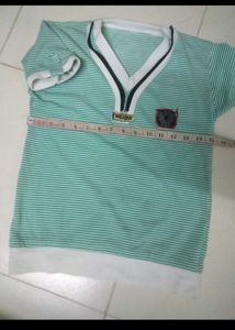 Striped V-Neck T-Shirt for Boys