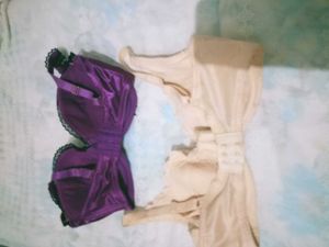 Lace &amp; Satin Push-Up Bras - Set of 2