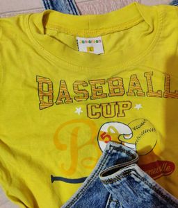 Cute Boy's Outfit - Dungree