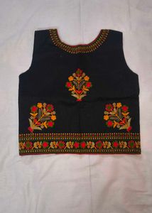 Embroidered handmade navratri black jacket