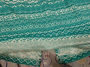Green Tribal Print Pencil Skirt