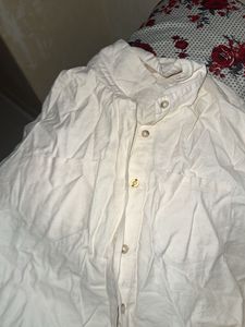 Elegant Beige Shirt Dress