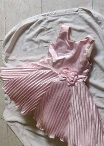 CUTE PINK BABY FROCK