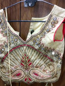 Embroidered lehenga and choli