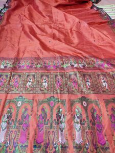 pure silk hand woven saree