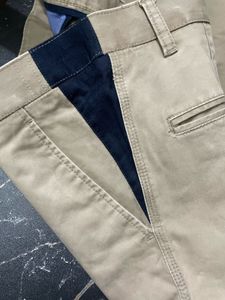 Louis Philippe Men's Beige Chinos