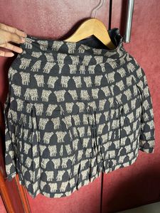 Chic Elephant Print Skirt