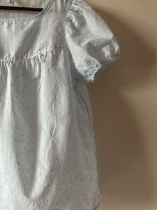 Light Blue Sleep Shirt