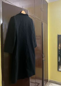 Black Stylish  Long Overcoat 🖤