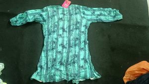 Teal Floral top