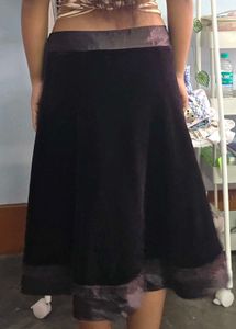 Elegant Velvet Skirt