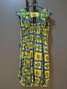 Vibrant Floral Print Kurta