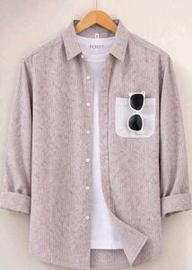 FOXEY Men's Premium Striped Casual Shirt | Full Sl
