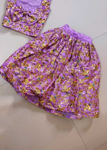 Sparkling Lavender Lehenga Choli Set