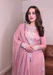 Elegant Pink Sharara Set