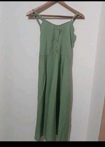Green Polka Dot Dress with Bolero