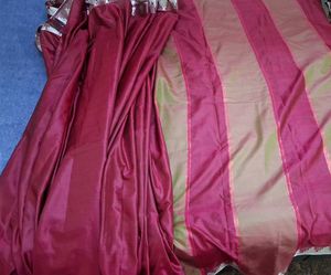 Elegant Maroon Saree with Silver Border