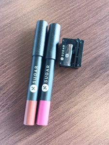 SUGAR Lip Crayon Set with Sharpener