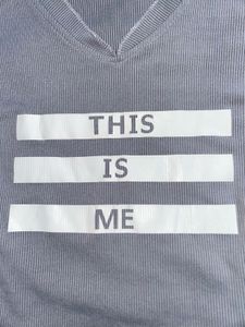 Y2K gray baby tee