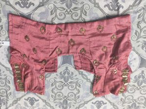 Beautiful Pink Saree with Embellished Border