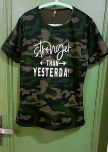 Camouflage Print T-Shirt
