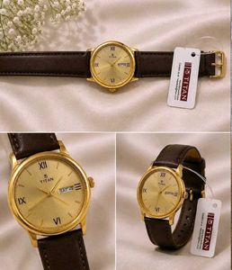Titan Classic Gold Watch