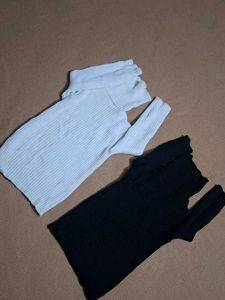 Kids Ribbed Turtleneck Sweater