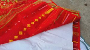 Red Jamdani