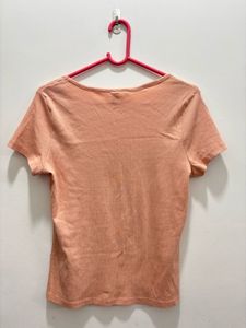H&amp;M Square Neck Ribbed Top (M)