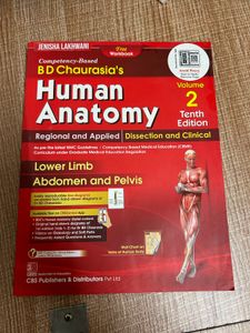 BD Chaurasia's Human Anatomy Vol 2 with workbook