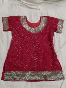Embellished Palazzos Blood Red